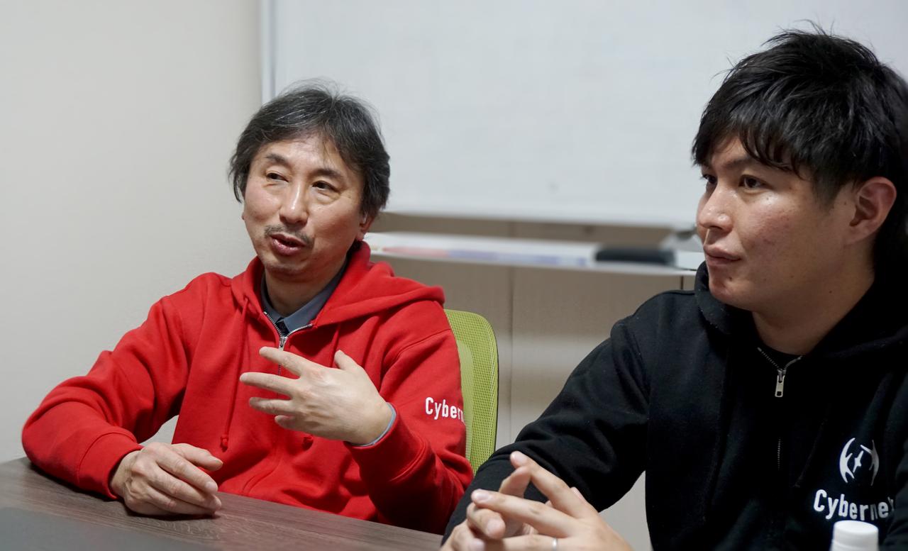 CyberneX 代表取締役CEO/CTO 馬場基文 CSO 泉水亮介