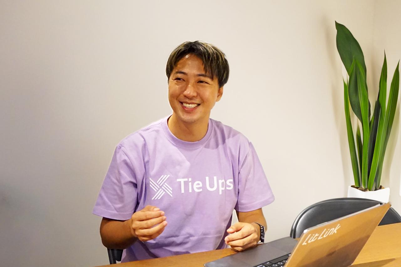 TieUps CEO/CDO・Founder 小原史啓